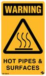 Warning - Hot Pipes and Surfaces